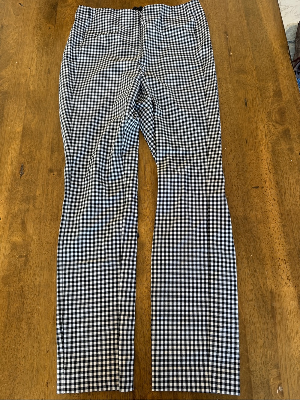 rag & bone Black and White Gingham Simone Pants
